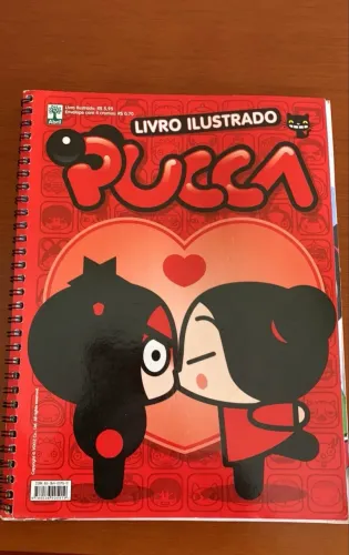 Álbum de figurinha pucca semi completo