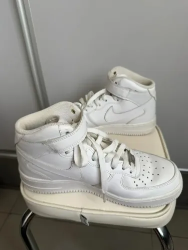 Tênis Nike Air Force branco cano médio - Tamanho 38 BR