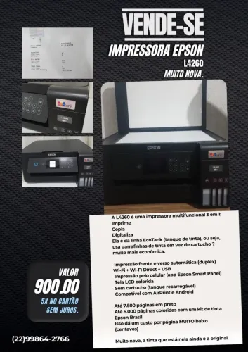 Vendo impressora muito nova