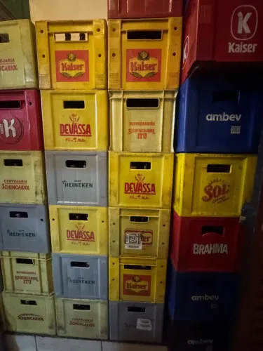 Caixa de vasilhames/ garrafa 600ml completa