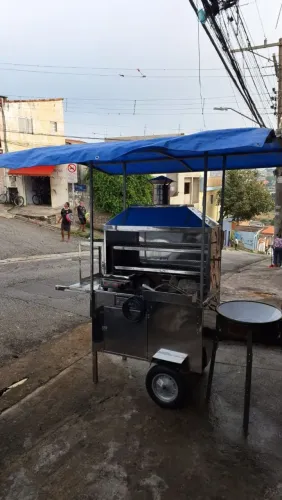 Carrinho de churrasco 3 em 1