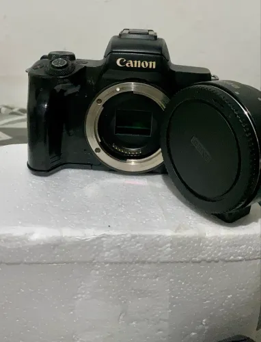 M50 Canon câmera fotográfica 4k