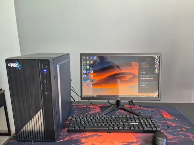 Computador Desktop I5 DDR3 16gb Ssd 240Gb com Monitor 20" Teclado e Mouse Novo