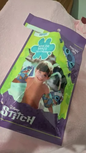 Boia de braço infantil stitch
