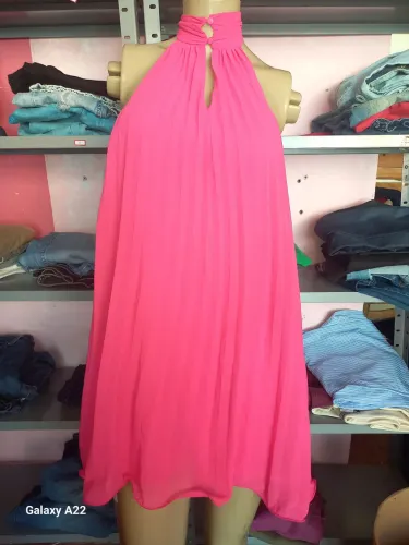 Vestido plissado