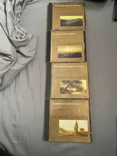 Kit 4 CDs Classic Masters - Mozart E Beethoven (Edição Folio DDD)