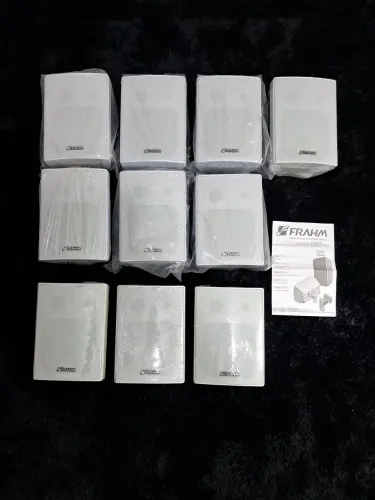 Kit Com 10 Caixas Ps200plus Branco 30wrms da Marca Frahm