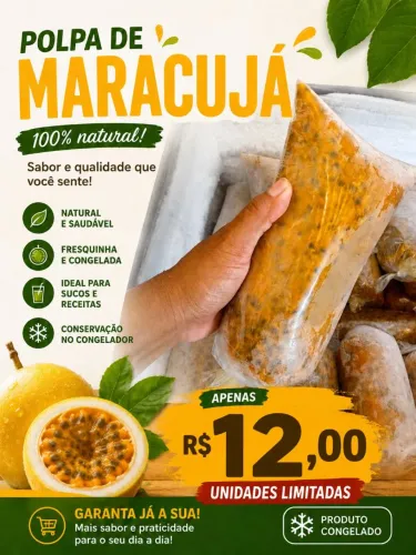 Polpa de maracujá 