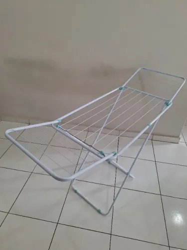 Varal de Chão com Abas Aço Mor - Suporta até 20 kg