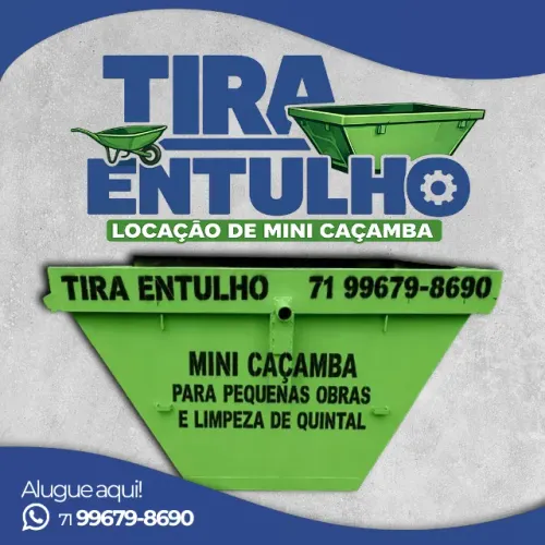 Mini Caçamba - Tira Entulho