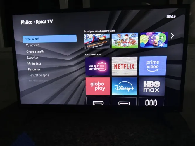 Tv smart 32 polegadas Philco roku