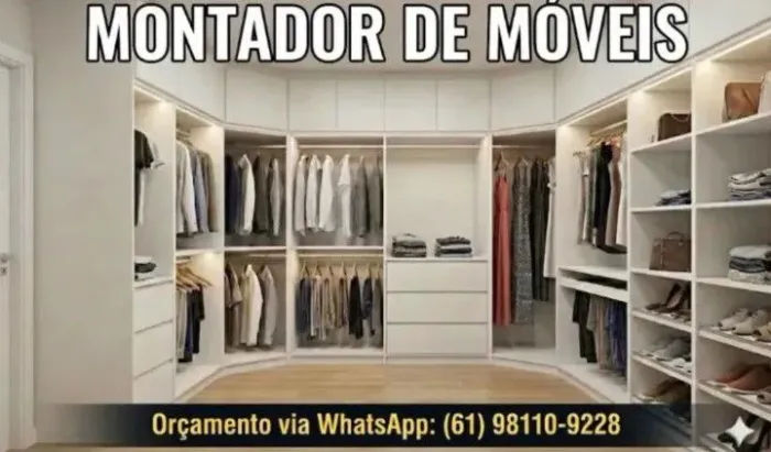 Marceneiro/ montador/reparos <br>