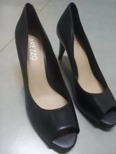 Salto Alto Scarpin Peep Toe Arezzo n. 36
