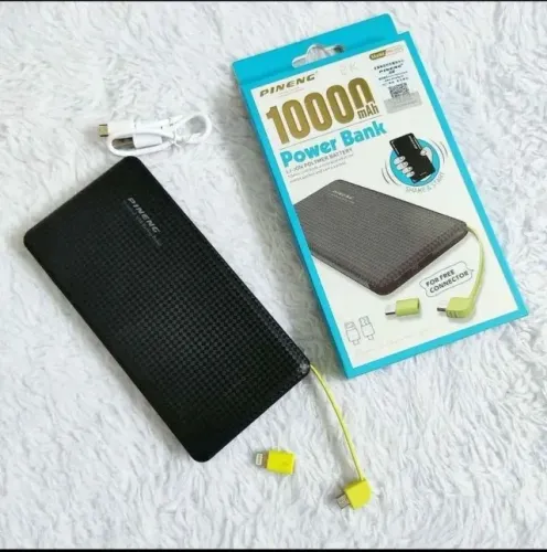 Carregador Portátil Pineng PN-951 10.000mAh- iPhone / Tipo C / V8