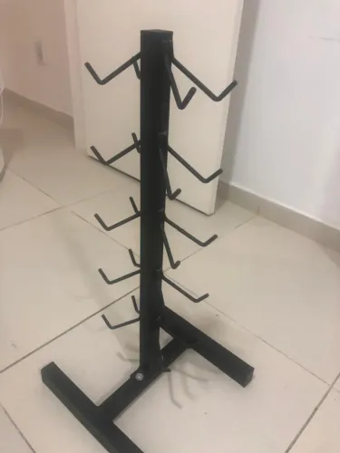 Suporte Halteres Anilhas Musculação Academia Supino Peso