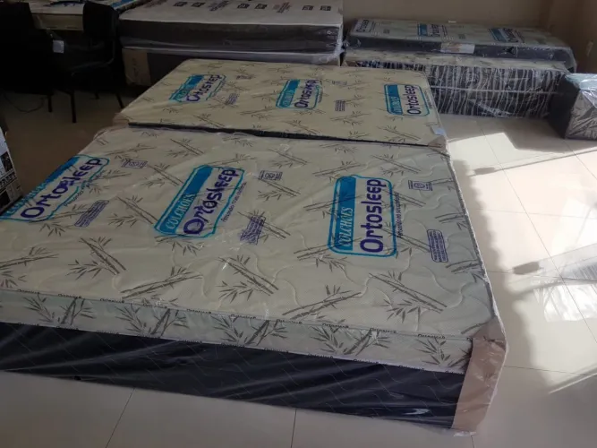 Cama box 7cm selada entrega rapida