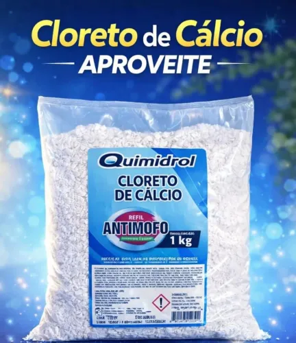 Cloreto de Calcio 1kg para anti mofo 