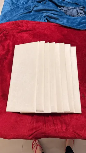 Cabeceira de cama nova cor creme