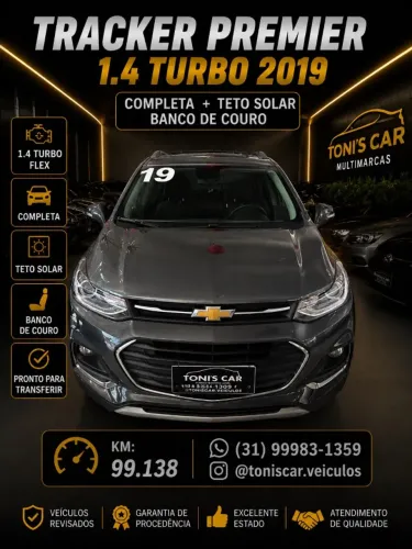 Chevrolet Tracker Premier 1.4 Turbo 16V Flex AUT 2019