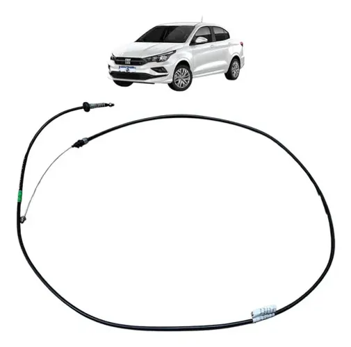 Cabo Alavanca Abertura Capô Fiat Cronos 1.3 2019 Uzad0