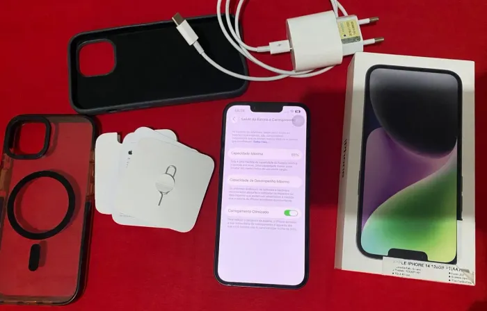 iPhone 14 128GB Todo Original Sem Marcas de Uso,.