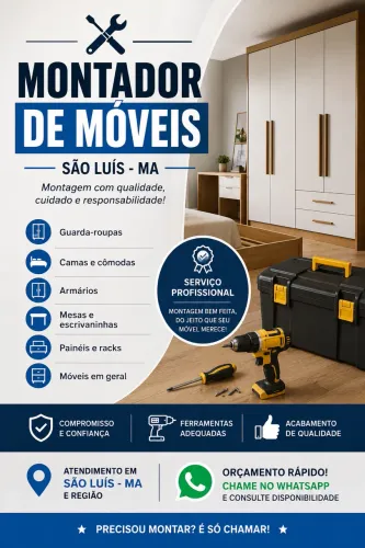 Montador de Móveis em São Luís - MA | Montagem Profissional