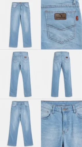 Calça Jeans Reta