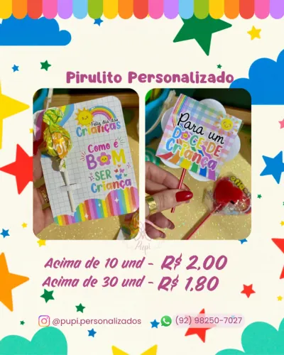 Lembranças Dia das Crianças