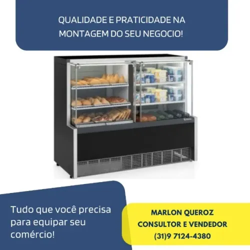 Balcão Estufa / Refrigerado 1,40M Gelopar