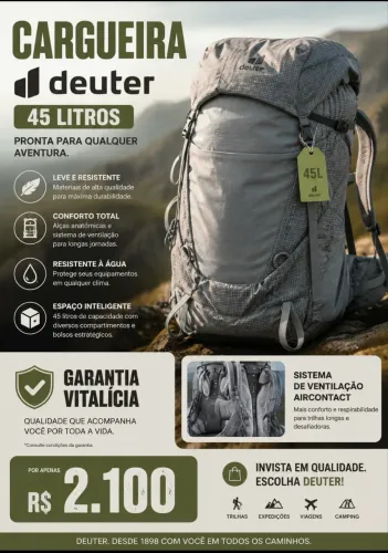 Cargueira 45 litros