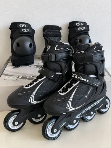 Patins Traxart Faster + Kit Proteção Traxart BRINDE- 38/39