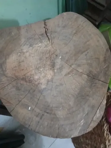Mesa Tronco de Madeira
