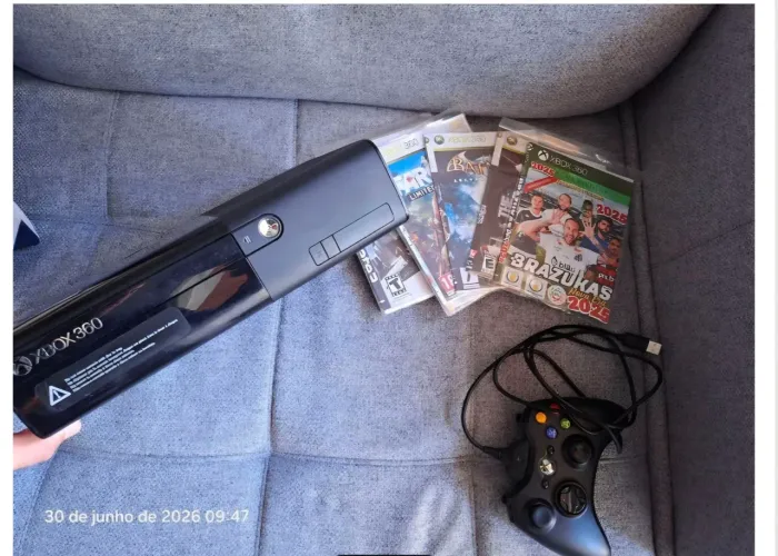 Xbox 360 Desbloqueado + Jogos + Controle