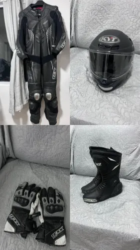 Macacão TEXX / LUVA / BOTA / CAPACETE