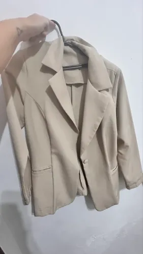 Blazer Bege Claro