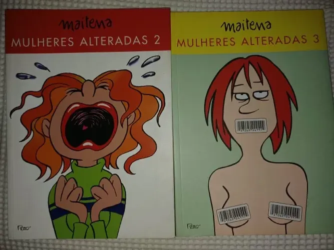 Coleção de 6 livros da autora Maitena. Mulheres alteradas e Curvas perigosas