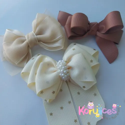 Kit 3 Laços Infantil