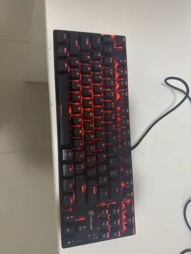 Teclado mecânico preto orginal da oex Game