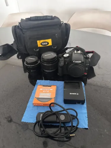 Camera Canon Lebel T1i EOS com Acessorios
