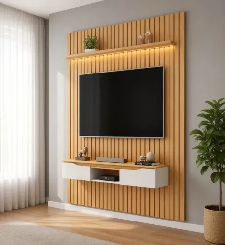 Painel Pratic e Nicho Isac 1,83m com LED (NOVO A PRONTA ENTREGA)