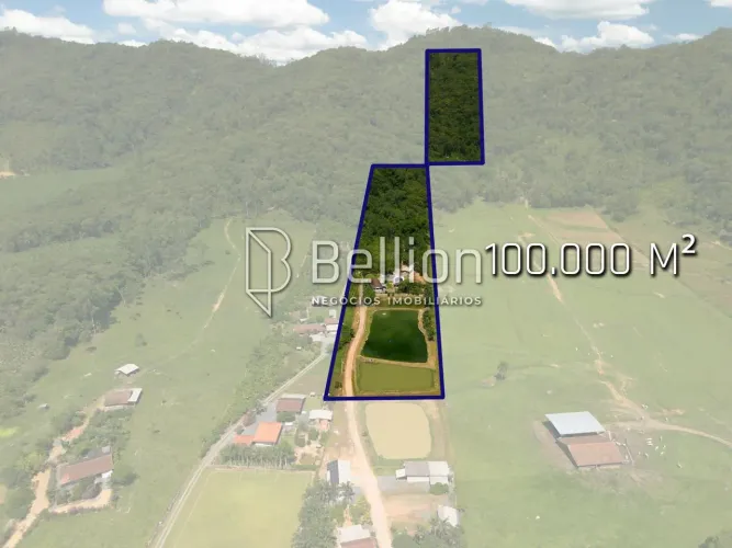 Propriedade com 100.000 m² na Estrada do Pomerano Rio dos Cedros