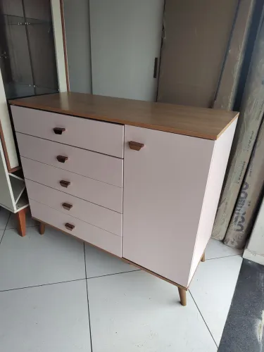 Cômoda 1 porta 5 gavetas