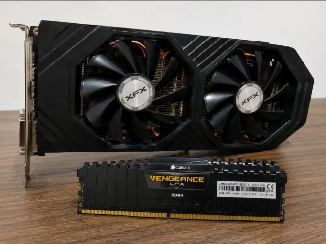 Placa de vídeo mais memória ram