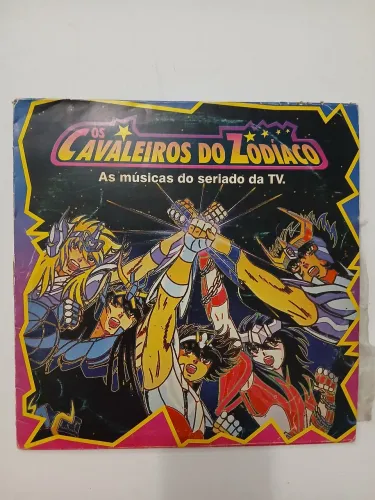 Lp os cavaleiros do Zodíaco " as músicas do seriado da tv" usado