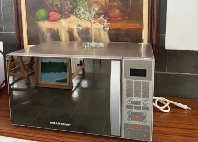 Microondas Brastemp ative 30 litros de inox 350,00 entrego 127v