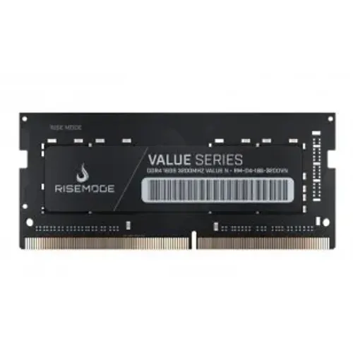 MEMORIA P/ NOTEBOOK RISE MODE VALUE 16GB DDR4 3200MHZ PC4 25600 CL22 260PIN 1.2V RM-D4-16G