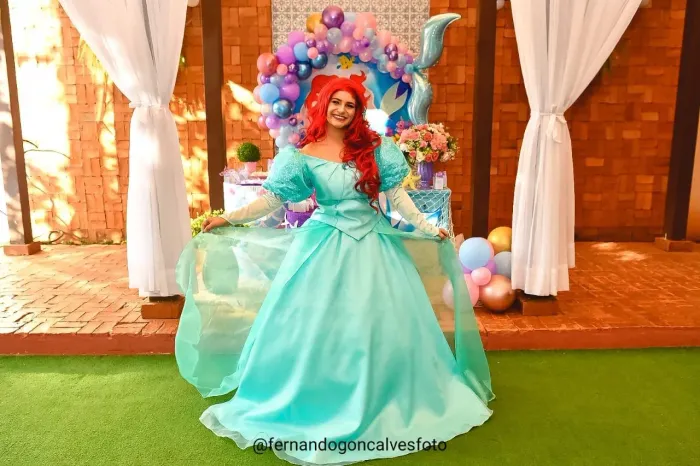 Cosplay princesa ariel