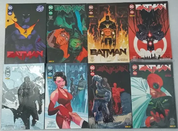 8 HQS Batman 5° série n° 1, 2, 3, 4, 5, 7, 8 e 9 - Panini