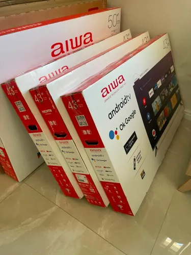 Lote 4 TVs Aiwa Novas Lacradas: 1 de 50" + 3 de 43" Android TV