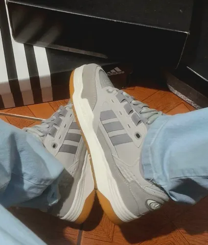 Tênis ADI 2000 Cinza e Caramelo - Adidas